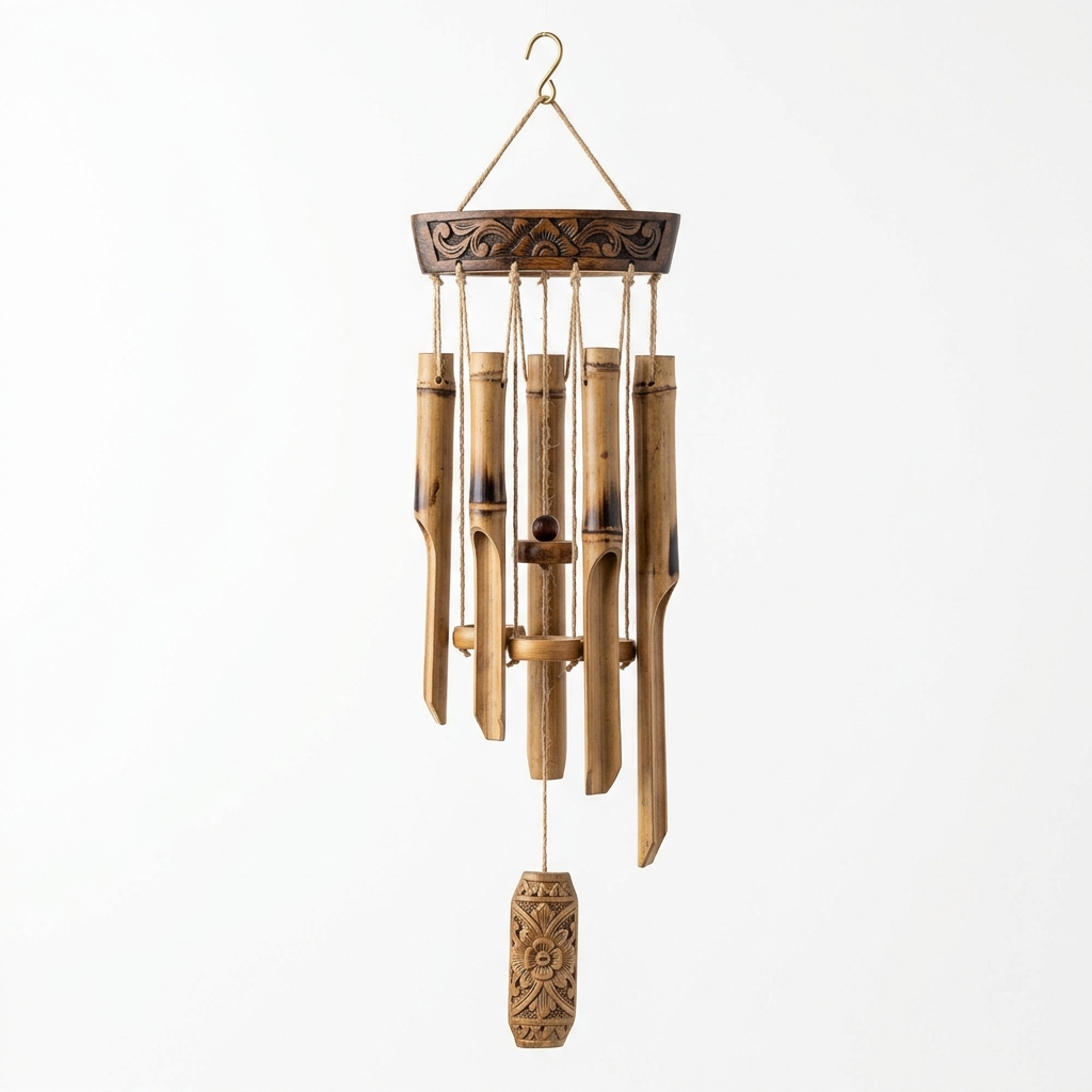 Bali Windspiel — Bambus Harmonie